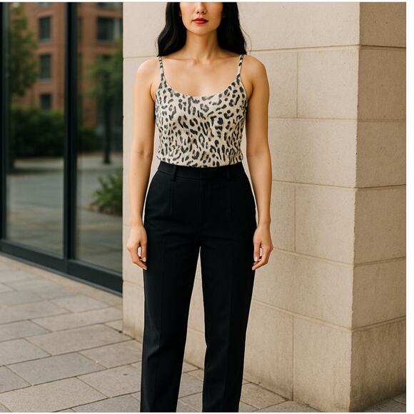 INC International Concepts Snow Leopard Knit Cami Tank Small - Picture 4 of 6